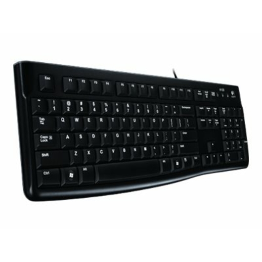 LOGITECH K120 Corded Keyboard black USB for Business - EMEA (US)