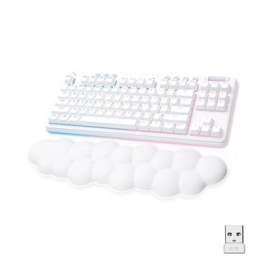 G715 WIRELESS GAMING KBD - OFF WHITE - DEU - CENTRAL