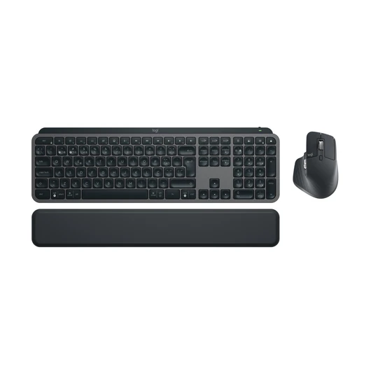 MX Keys S Combo – Nagy teljesítményű páros: MX Master 3S, MX Keys S és MX kéztámasz A Master sorozata