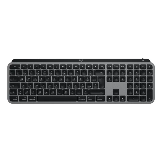 MX Keys S for Mac korszerű vezeték nélküli, hátulról megvilágított billentyűzet