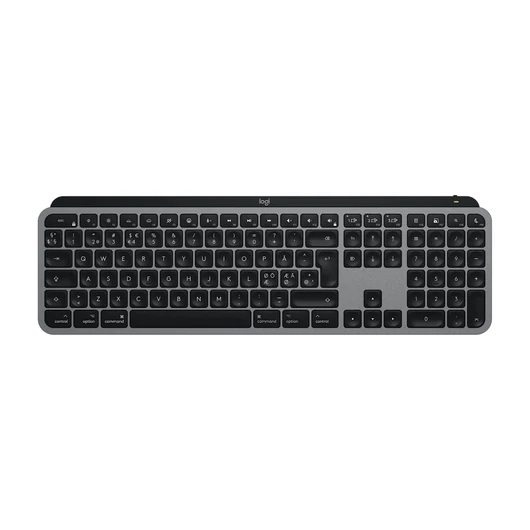 MX Keys S for Mac korszerű vezeték nélküli, hátulról megvilágított billentyűzet