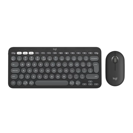 Logitech Pebble 2 Combo US INTL Bluetooth-billentyűzet + egér graphite (920-012239)