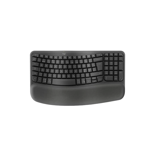 Wave Keys vezeték nélküli ergonomikus billentyűzet párnázott kéztámasszal