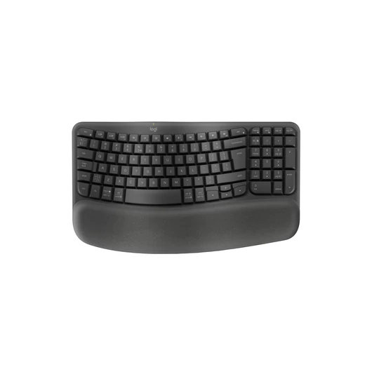 Wave Keys vezeték nélküli ergonomikus billentyűzet párnázott kéztámasszal