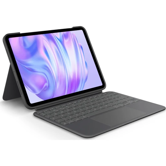 Hozzon ki többet iPad készülékéből<br>Emelje ki a szenvedélyét bárhonnan. Ismerje meg a billentyűzettokot, amely teljesen új szintre emeli a sokoldalúságot és a védelmet. A többféle használati mód lehetővé teszi, hogy egyszerűen gépelhessen, megteki