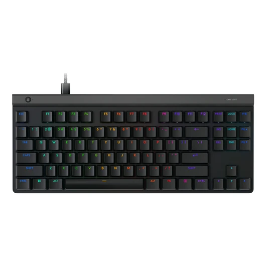 LAPOS KIALAKÍTÁS. NAGY TELJESÍTMÉNY.<br>A Logitech G515 TKL gyorsaságot, pontosságot és testreszabhatóságot biztosít elegáns, lapos, numerikus billentyűk nélküli kialakítással. Ez a játékhoz tervezett vezetékes billentyűzet GL mechanikus kapcsolókka
