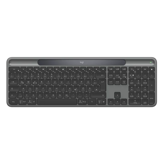 SLIM SOLAR+ KEYBOARD GRAPHITE - DEU - CENTRAL-419
