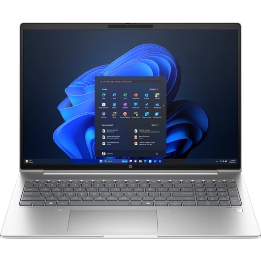 HP460G11, 16.0 WUXGA UWVA 300Nits, Intel Core U7 155U, 16GB, 1TB PCIe SSD, IntelR Graphics 4C, Silver , WIN11PRO, háttérvilágításos billentyűzet,újjlenyomat olvasó, 3 év garancia; 
9C086EA