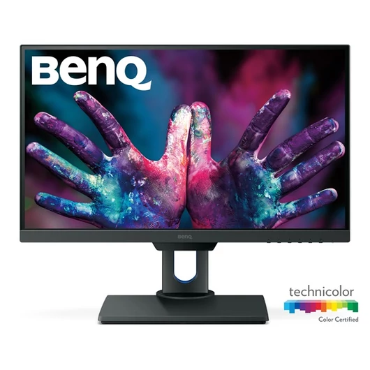 BenQ Monitor 25" - PD2500Q (IPS, 16:9, 2560x1440, 4ms, 350cd / m2, DP, mDP, HDMI, USB, Speaker, mag.áll, VESA, Pivot)