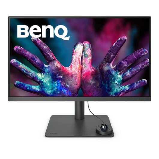 BenQ Monitor 27" - PD2705U (IPS, 16:9, 3840x2160, 5ms, 350dc / m2,  DP, HDMI, USB-C, Speaker, mag.áll., Pivot)