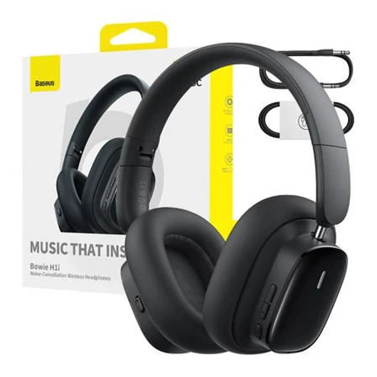 Baseus Bowie H1i Bluetooth 5.0 fejhallgató fekete (A00050402113-00)