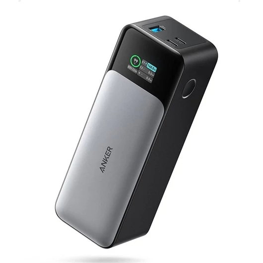 ANKER Powerbank GaNPrime 24000mAh, 140W, USB-C Input / Output, USB-A + USB-C Output, fekete - A1289011