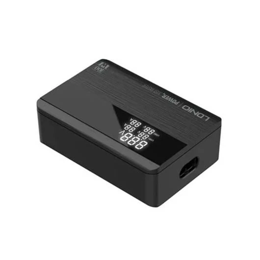 LDNIO A4809C GaN hálózati töltő 2x USB-A + 2x USB-C 100W fekete