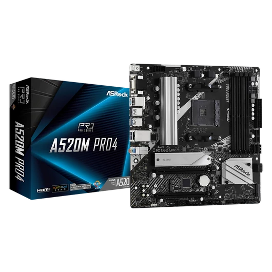 ASRock sAM4 A520M PRO4 alaplap
