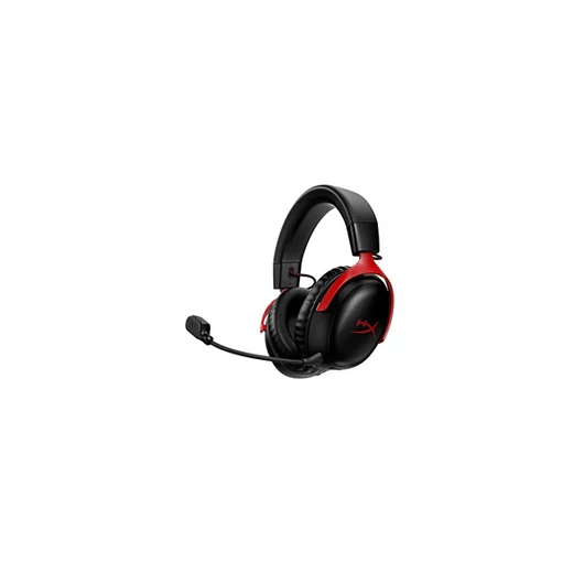 HyperX Fejhallgató - Cloud III S Wireless (Vezeték nélküli, USB, fekete / piros)