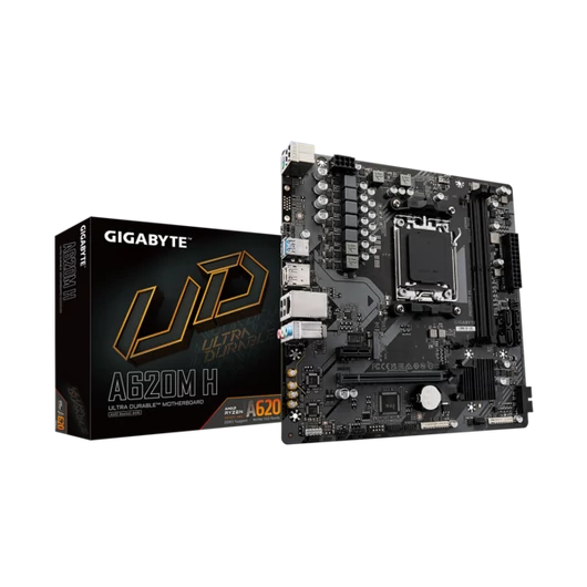 GIGABYTE Alaplap AM5 A620M H AMD A620, mATX