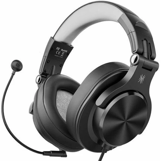 ONEODIO DJ Fejhallgató - Fusion A71D Black / Gray (Vezetékes, 3,5mm, 6,35mm jack, Hi-Res Audio)