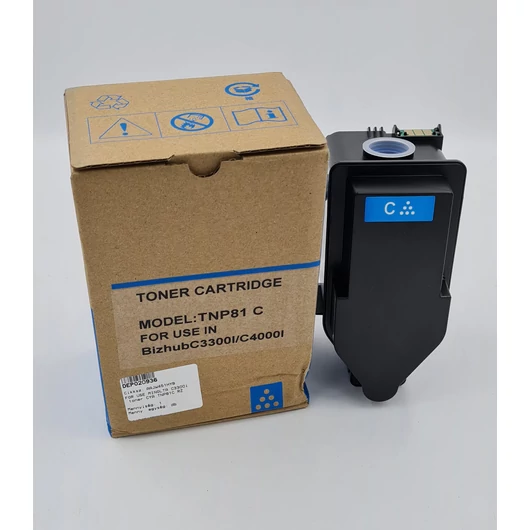 Utángyártott MINOLTA C3300i TNP81M toner Magenta 9000 oldal kapacitás  RZ Egyéb FU