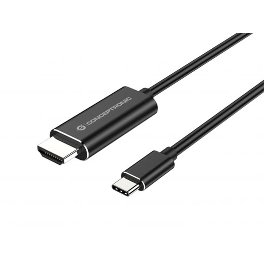 Conceptronic Kábel - ABBY04B (USB-C to HDMI, 4K / 60Hz, 2m, fekete)