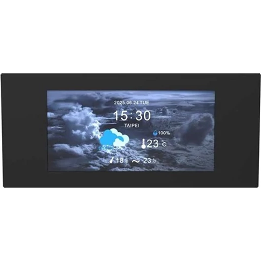 Thermaltake View 600 TG 6" LCD kijelző fekete