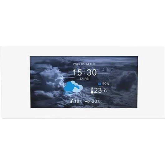Thermaltake View 600 TG 6" LCD kijelző fehér
