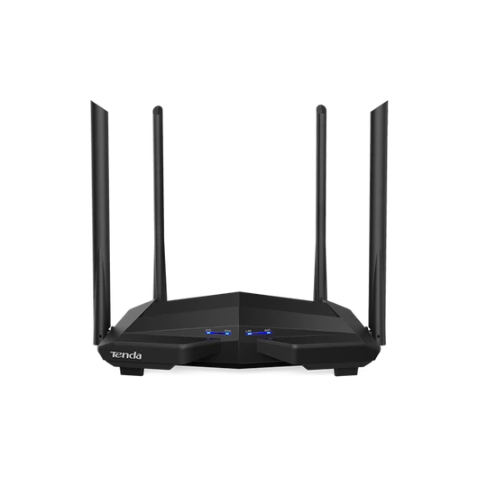 Tenda Router WiFi AC1200 - AC10 (300Mbps 2,4GHz + 867Mbps 5GHz; 4port 1Gbps, MU-MIMO; 4x6dBi)