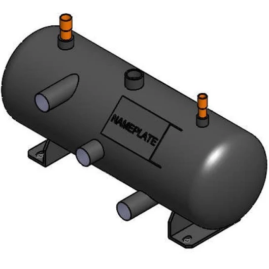FLOODED RECEIVER 20L 219MM DIAMETER 640MM L PED W/ HEATER