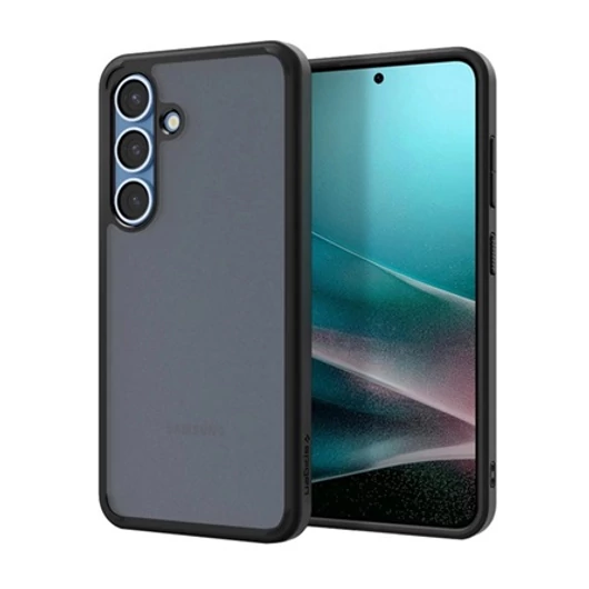 Spigen Spigen Ultra Hybrid Samsung Galaxy S25 Plus  okostelefon ütésálló műanyag tok átlátszó- fekete