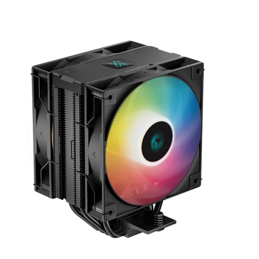 DeepCool CPU Cooler - AG400 DIGITAL PLUS (31,6 dB; max, 134,03 m3 / h; 4pin csatlakozó, 4 db heatpipe, 12cm, PWM)