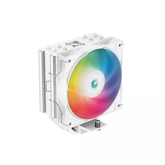 DeepCool CPU Cooler - AG620 WH ARGB (29,4 dB; max, 115,32 m3 / h; 4pin PWM, 6 db heatpipe, 12cm, A-RGB LED, fehér)
