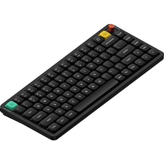NuPhy Air75 V3 Bluetooth / vezeték nélküli magyar Gateron Blush nano mechanikus billentyűzet fekete
