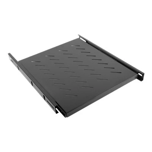 LANBERG AK-1007-B Lanberg kihúzh. polc 19 rack szekrényhez 800mm (1U, 465x550mm, teherbírás 18kg