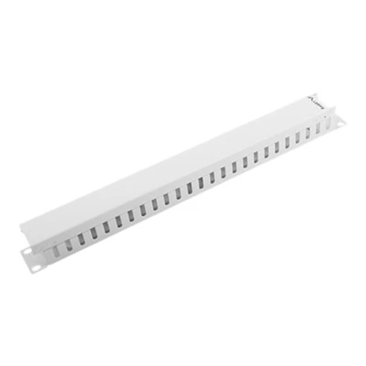LANBERG AK-1201-S Lanberg kabelrendező 1U takarópanellel 19 rack szekrényhez szürke