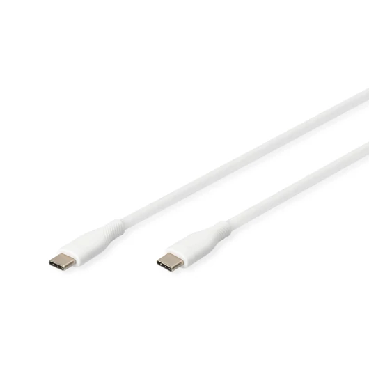 1M USB-C TO USB-C CABLE WHITE SILICONE60W POWER DELIVERY