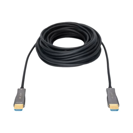 ASSMANN Connection Cable HDMI Hybrid Fiber Optic Premium HighSpeed Ethernet AOC 4K 60Hz UHD Type HDMI A/HDMI A M/M 15m