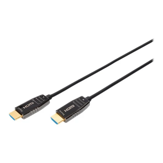 ASSMANN HDMI AOC Hybrid-fiber connection cable Type A M/M 10m UHD 8K60Hz CE gold bl