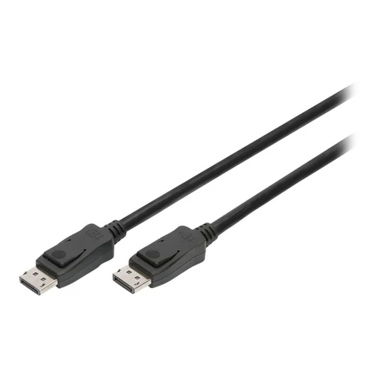 ASM AK-340106-020-S Cable DisplayPort 8K 30Hz UHD Typ DP/DP M/M with interlock black 2m