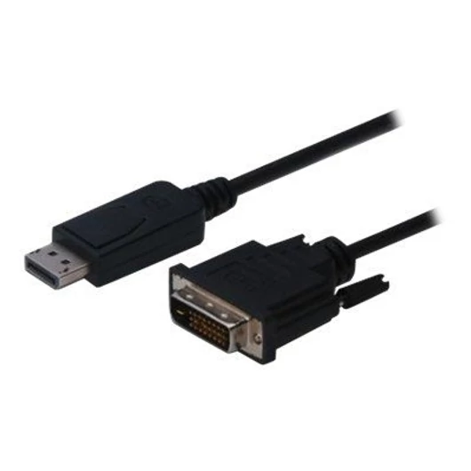 ASM AK-340301-010-S ASSMANN Displayport 1.1a Adapter Cable DP M(plug)/DVI-D (24+1) M(plug) 1m black