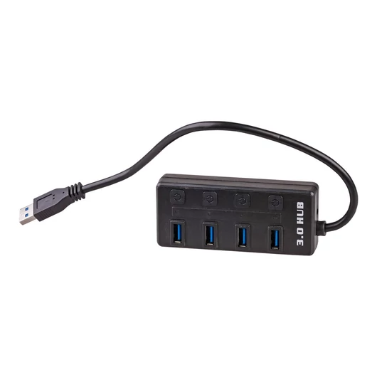 AKY AK-AD-33 Hub USB active USB A m / 4x USB A f switches ver. 3.0 15cm