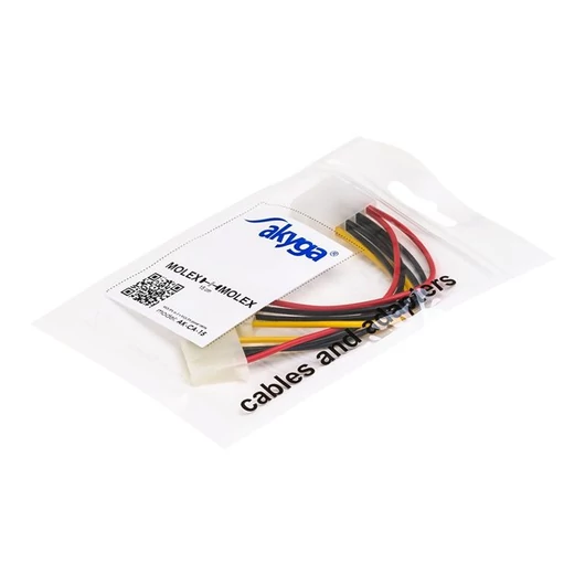 AKY AK-CA-15 Akyga Adapter Molex / 2x Molex 15cm AK-CA-15