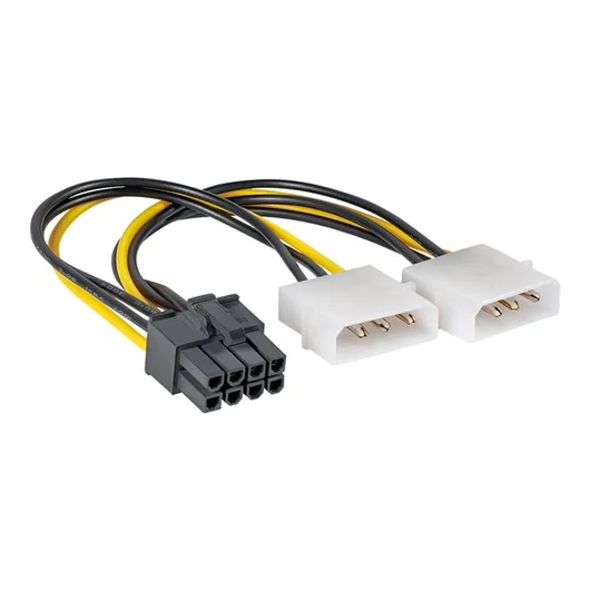 AKY AK-CA-29 Akyga Adapter 2x Molex / PCI-Express 8-pin AK-CA-29