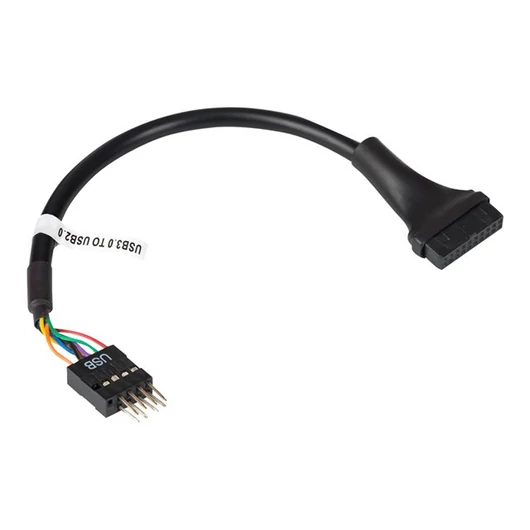 AKYGA Adapter with cable AK-CA-75 USB 9 pin m / USB 19 pin f 20cm