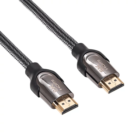 Kábel Akyga HDMI ver. 2.1 Árnyékolt 0.5m AK-HD-05S