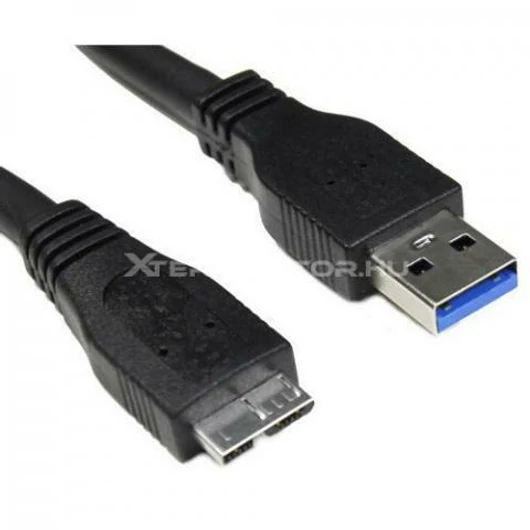 Kábel Akyga microUSB/USB3.0 1,8m fekete