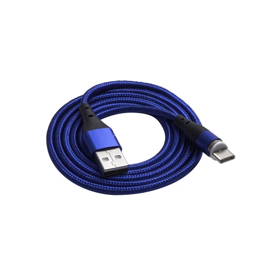 Kábel Akyga USB A/USB type C 1m mágneses AK-USB-42