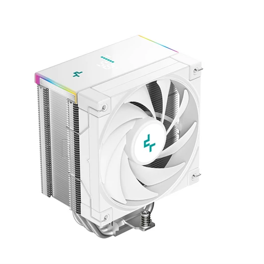 DeepCool CPU Cooler - AK500S DIGITAL SE WH (28dB; max, 117,21 m3 / h; 4pin csatlakozó, 5 db heatpipe, 12cm, PWM, fehér)