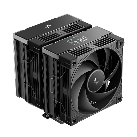 DeepCool CPU Cooler - AK620 G2 DIGITAL NYX (28 dB; max, 98,13 m3 / h; 4pin csatlakozó, 6 db heatpipe, 2x12cm, PWM)