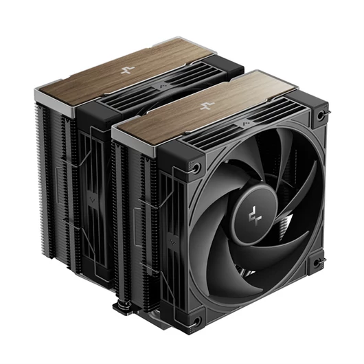 DeepCool CPU Cooler - AK620 G2 (28 dB; max, 98,13 m3 / h; 4pin csatlakozó, 6 db heatpipe, 2x12cm, PWM)