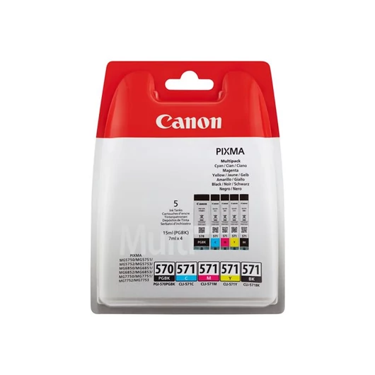 CANON 0372C004 Ink Canon PGI-570/CLI-571 PGBK/C/M/Y/BK MULTI Blister without Security