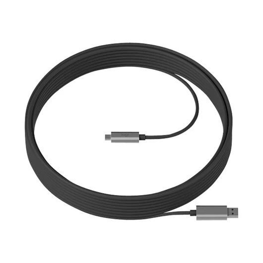LOGITECH STRONG USB 3.1 CABLE 10m - GRAPHITE - WW